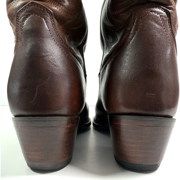 Tecovas The Annie Western Boots Womens Size 12 B Snip Toe Cowgirl Rodeo Brown - Picture 6 of 13